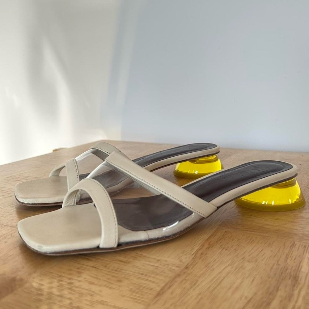 Staud Simone clear mules